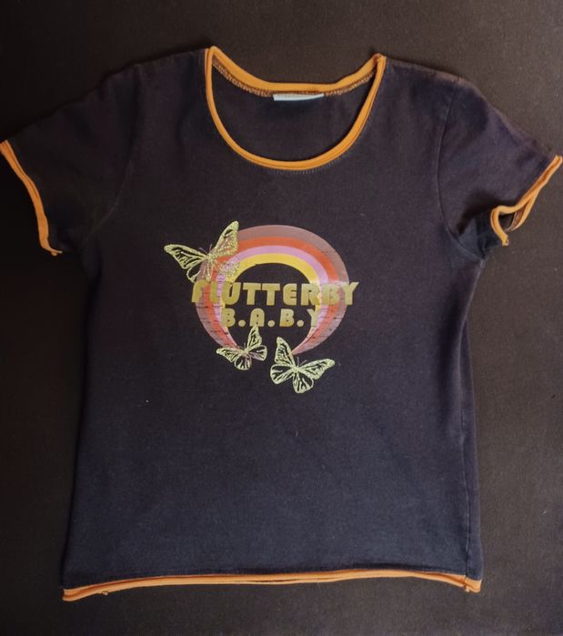 Top / T-shirt brązowy rozmiar S/M