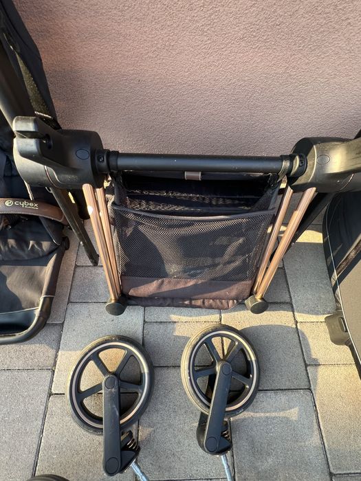 Wózek Cybex czarny/rose gold