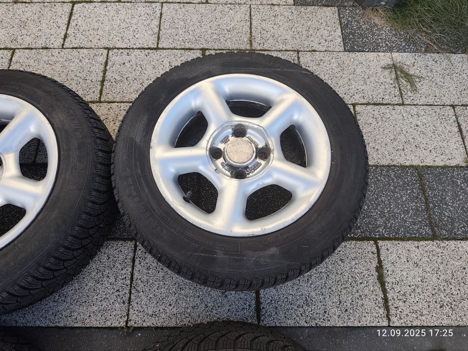Koła Alu 14"Ford 4x108 Fiesta Ka Escort. + Opony zima Fulda 175/55 14