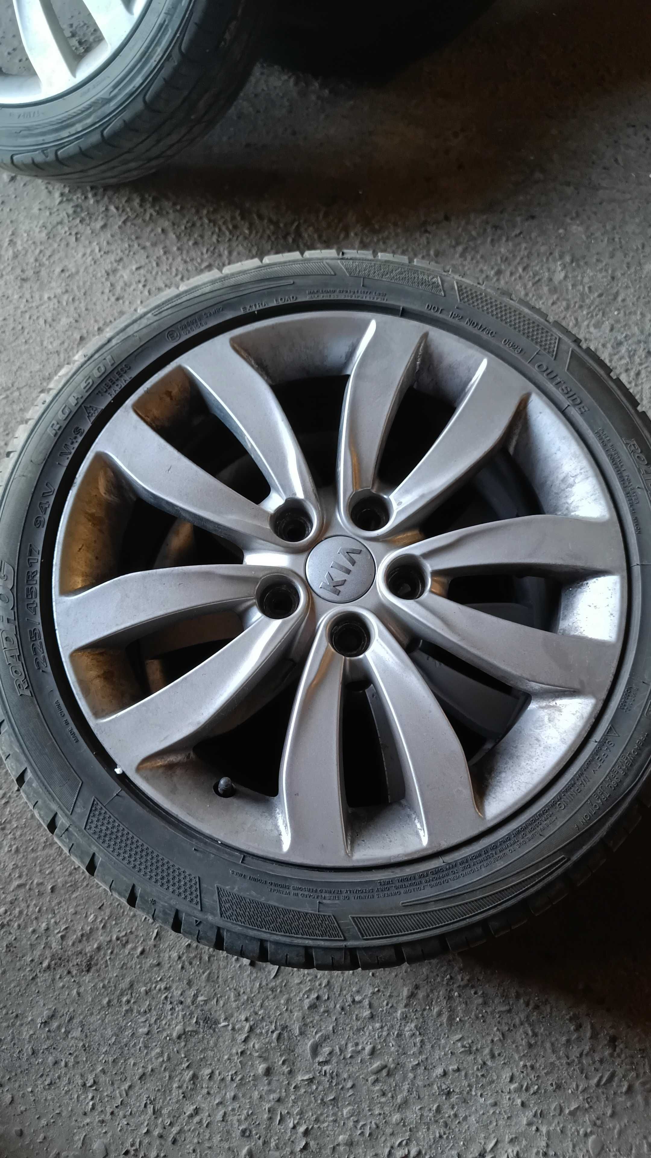 Alufelgi 5x114,3 17" - 4 szt kia, hyundai, toyota, renault, oryginalne