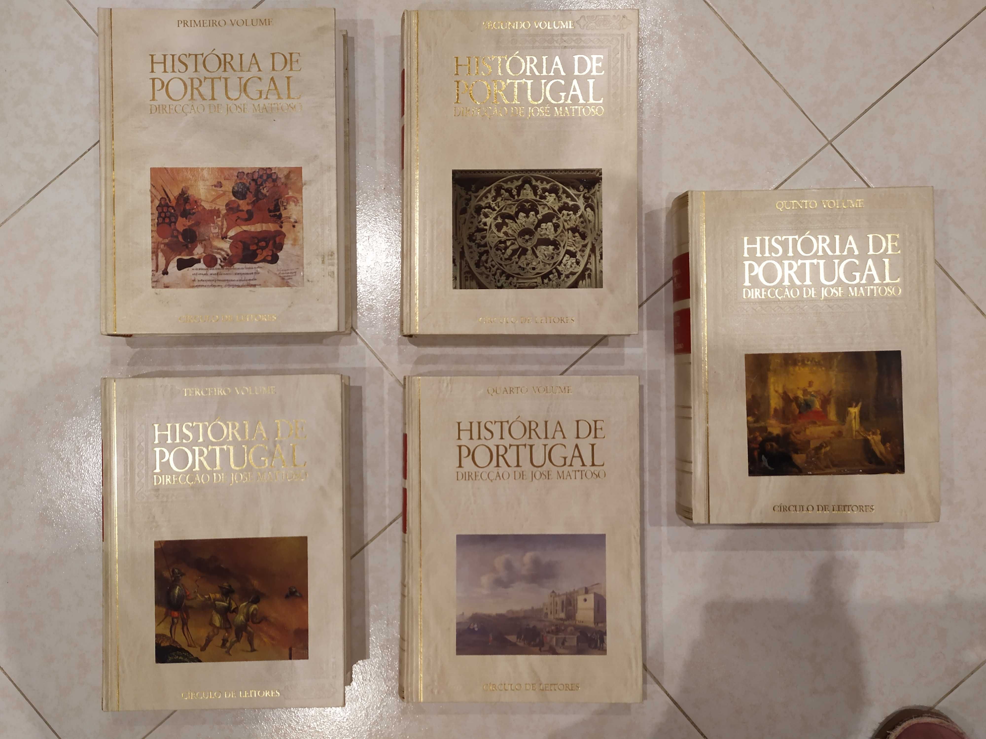 LIVROS - História de Portugal (5 Volumes)