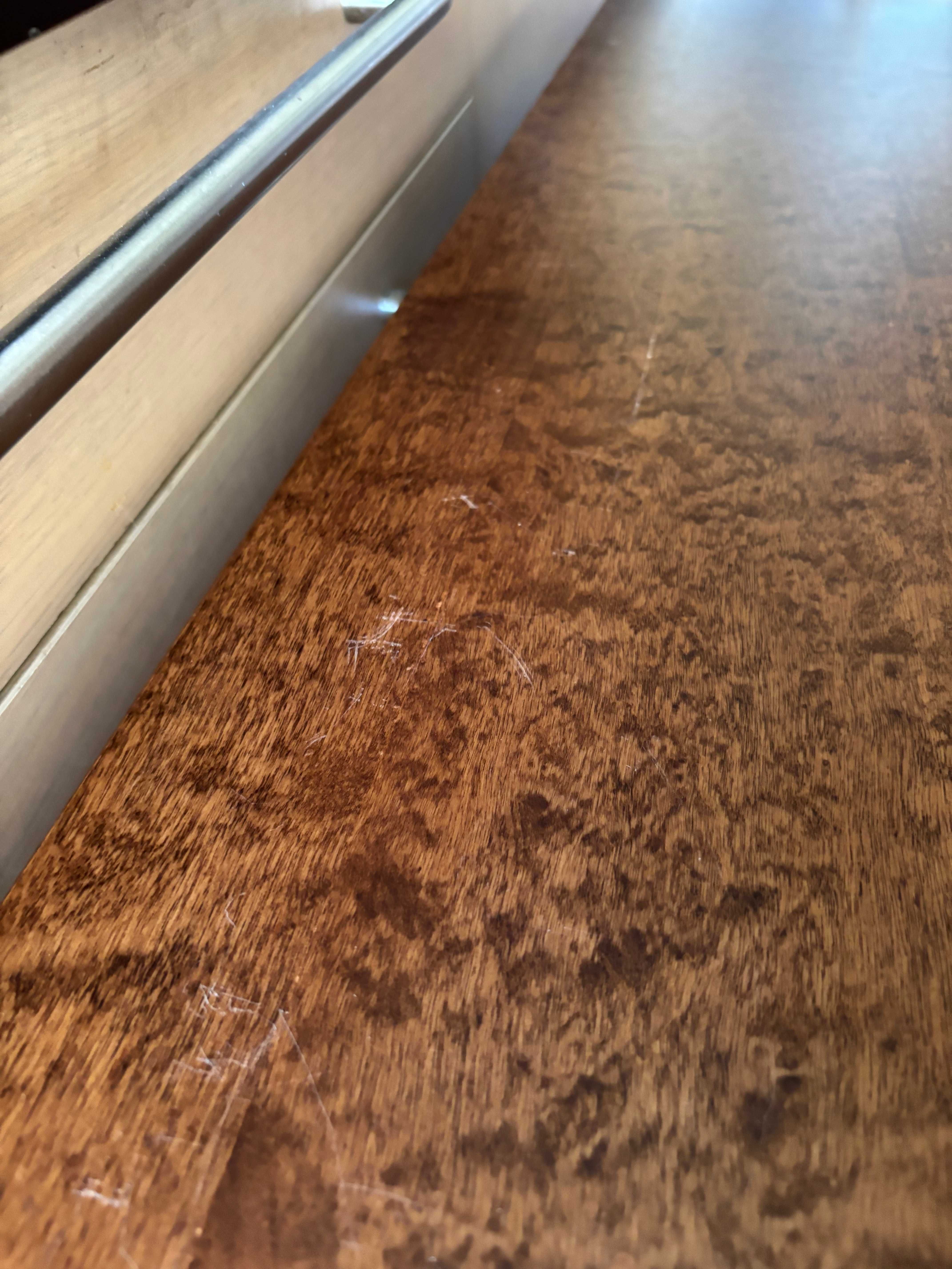 Toaletka z litego drewna 170x40cm.