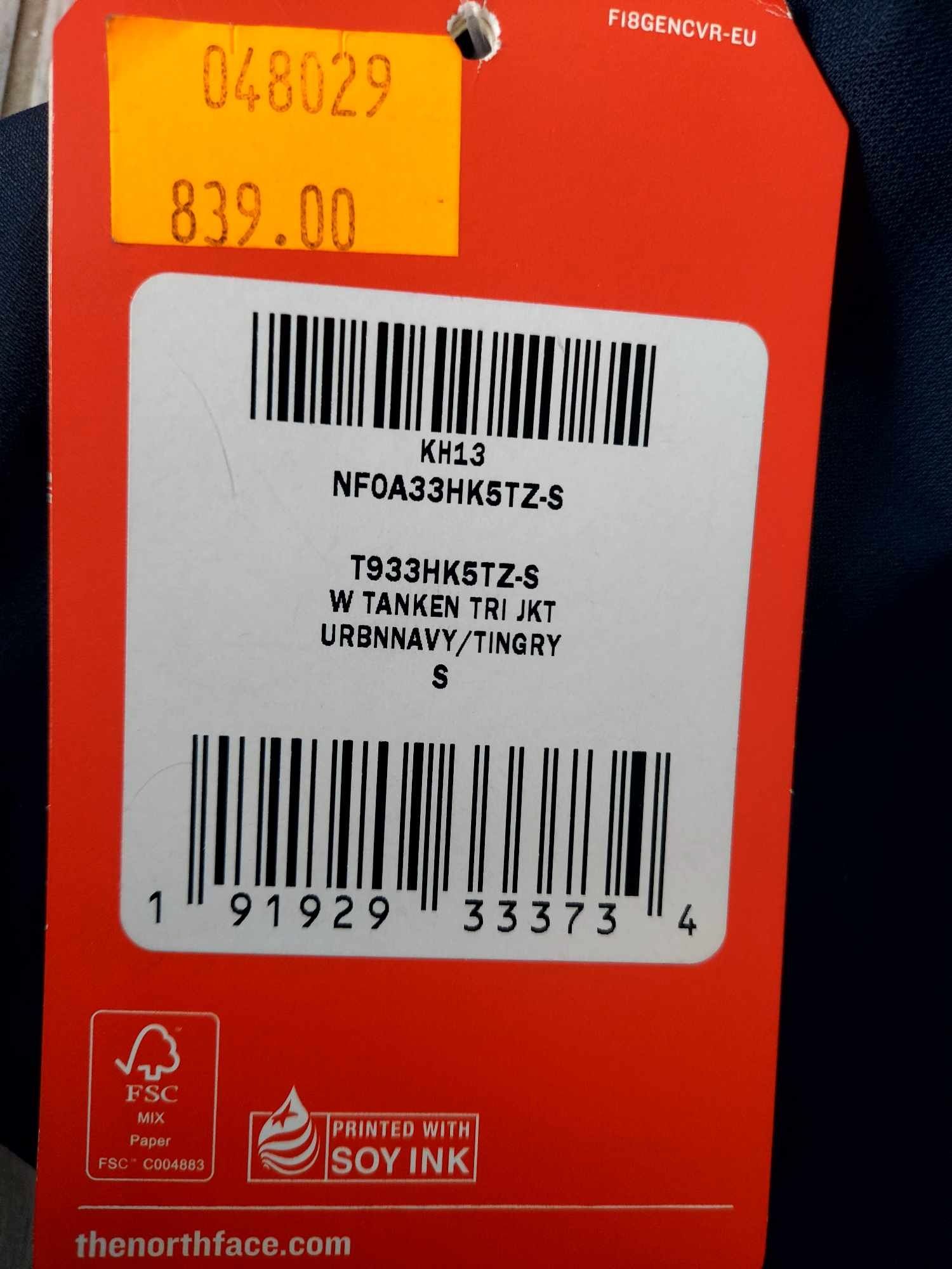 Sprzedam kurtkę North Face 3 w jednym damska