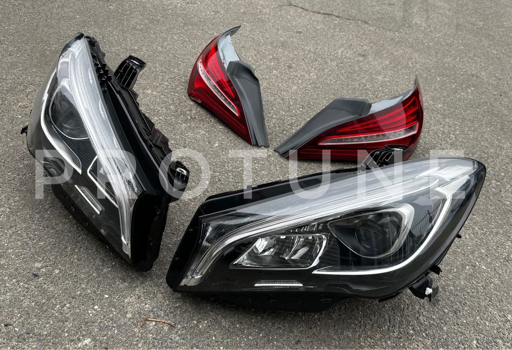 Фары фонари FullLED рест 16+ Mercedes CLA W117 C117 LED Оптика Стопы