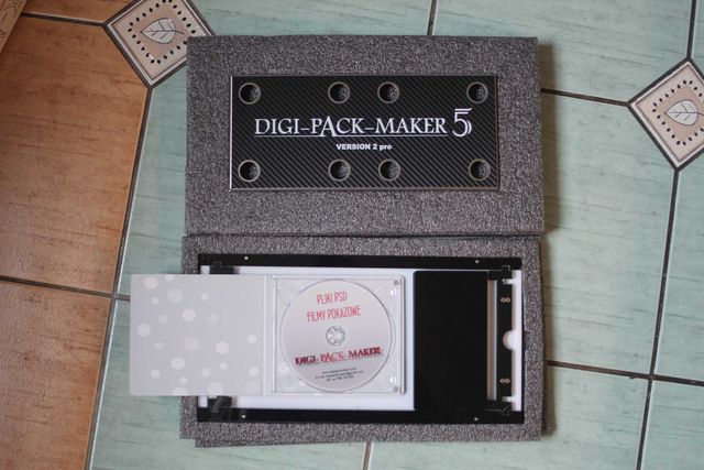 DIGI - PACK - MAKER 5 version 2 pro / do robienia Etui na DVD DIGIPACK