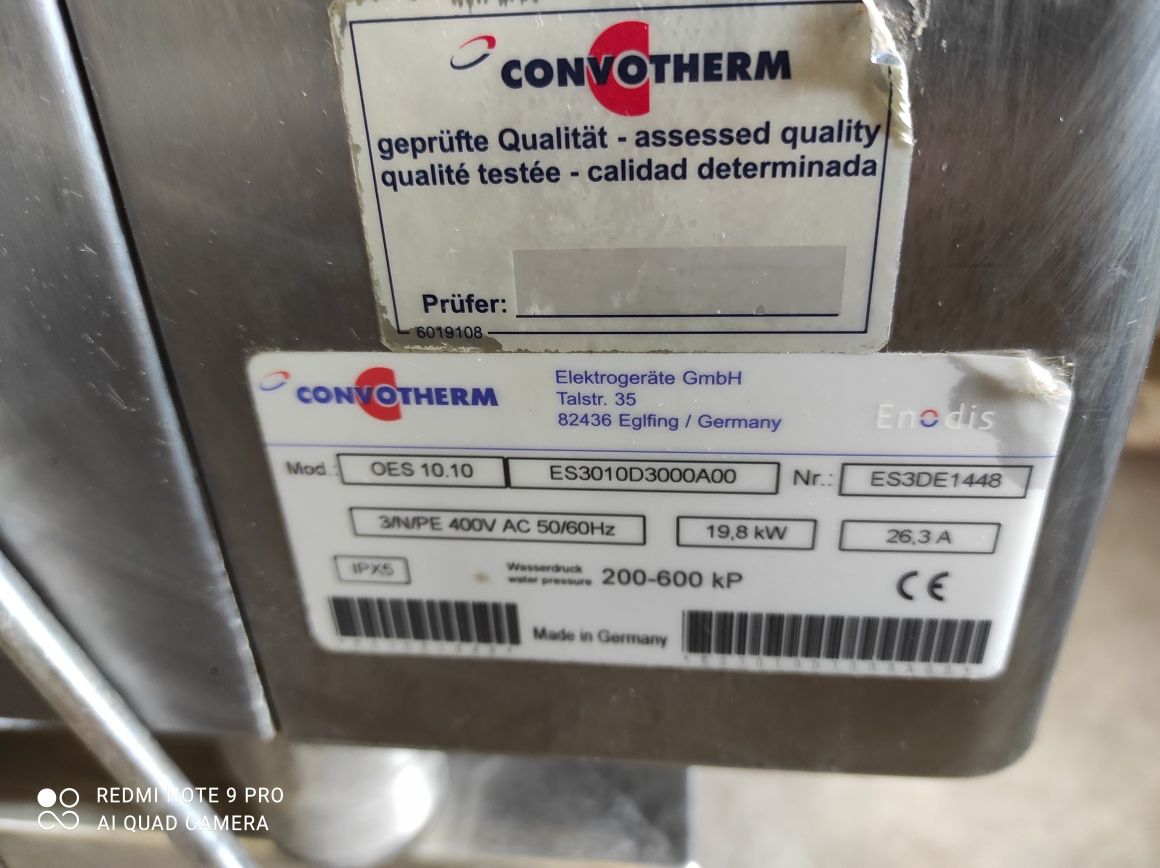 Пароконвектомат з функцією копчення CONVOTHERM OES 10.10