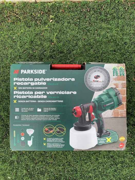 Pistola Pulverizadora de Tinta Recarregável