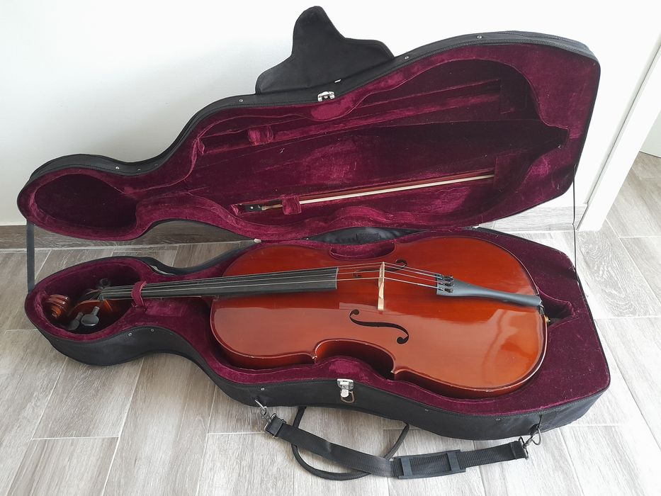 Violoncelo 4/4 + acessórios