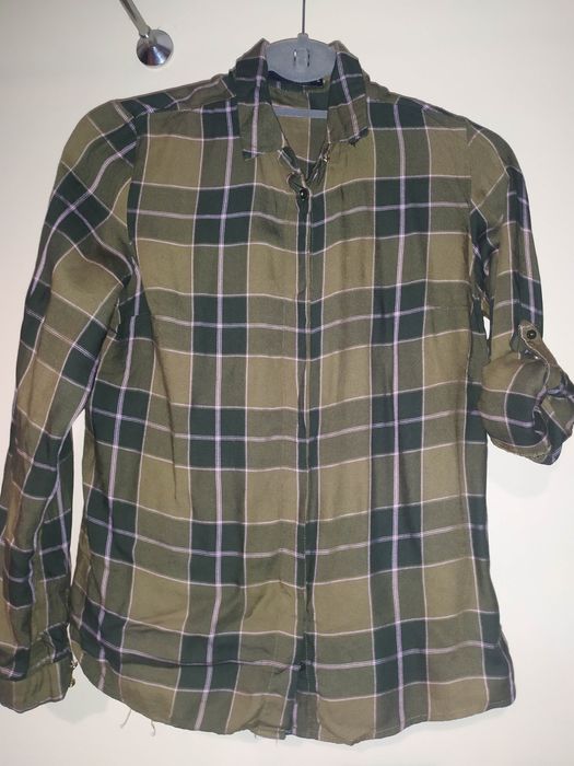 Koszula bluzka w kratę Mohito