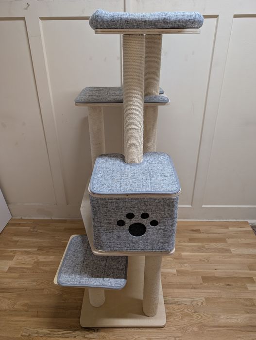 Modern Living Drapak Havana Jasnoszary 88x62x155cm BARDZO DUŻY