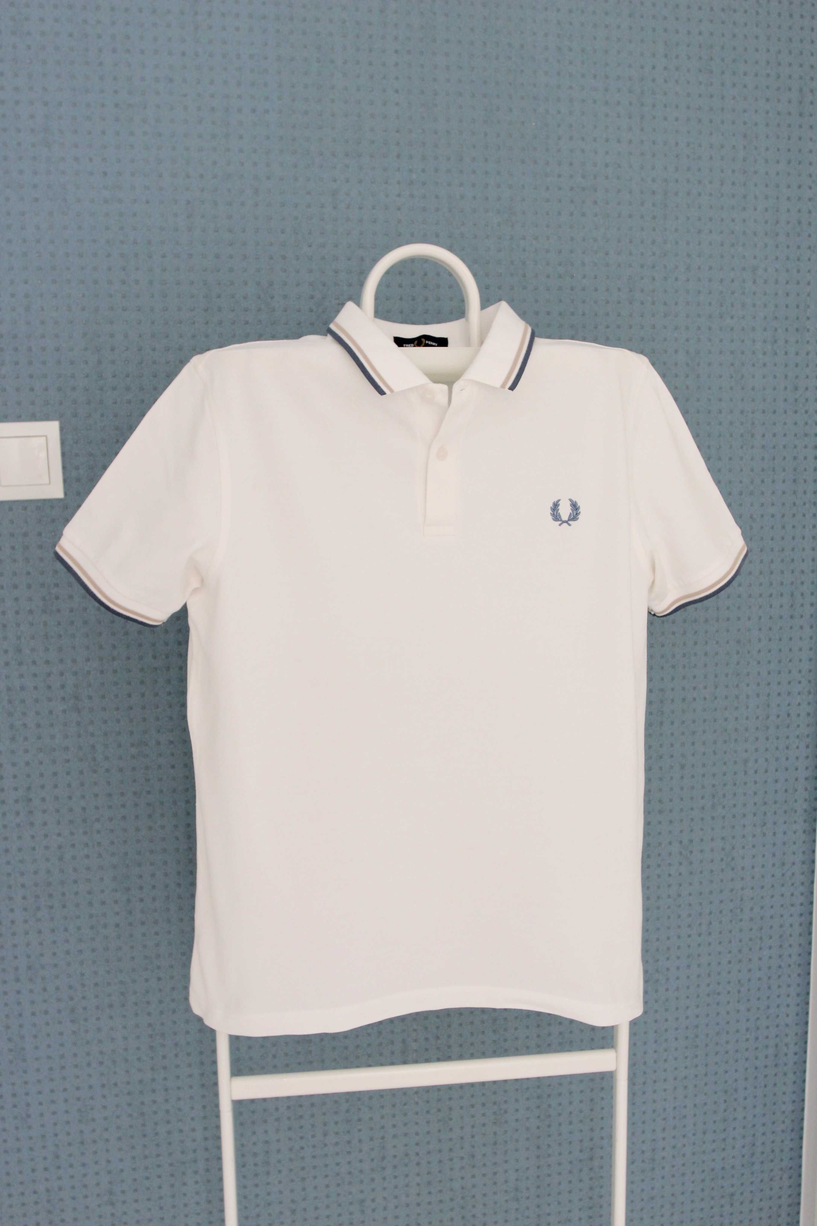 Fred Perry polo bez wad czysta biel L