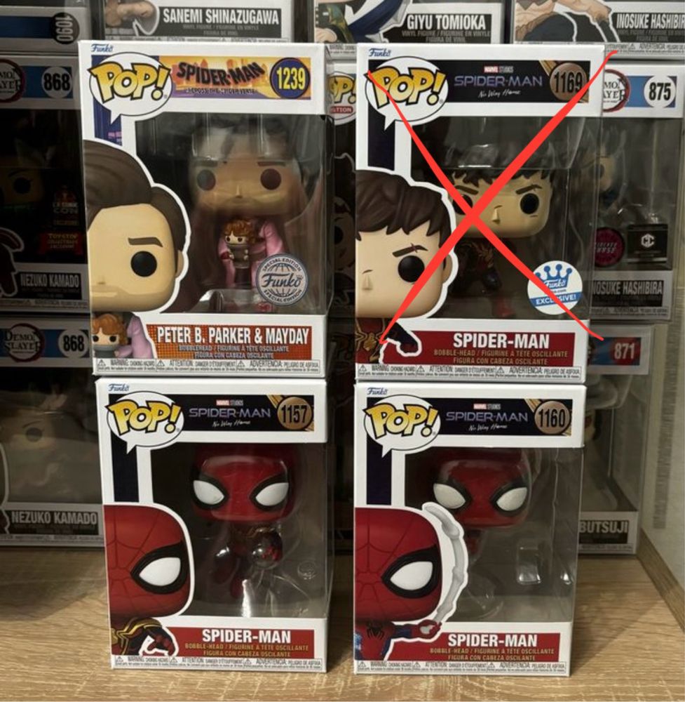 Funko Pop Spider-man Фанко Поп Человек-паук Питер Паркер