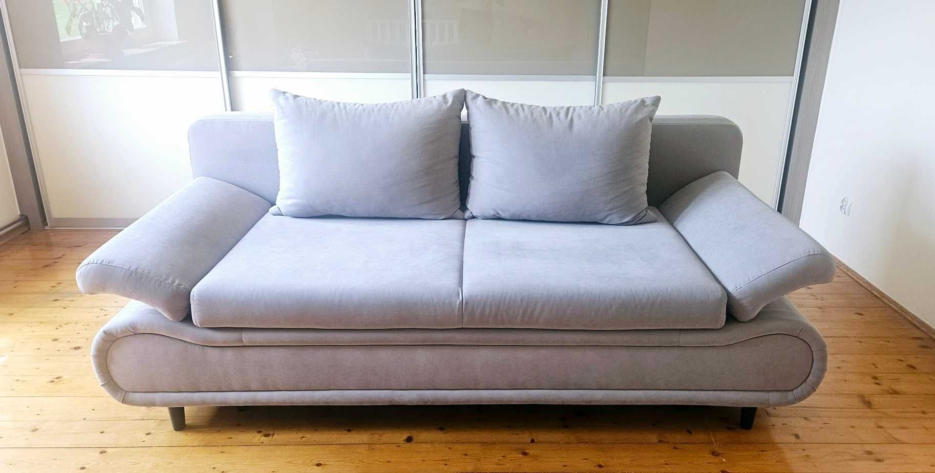 Sofa 100x80 z funkcją spania  * pojemnik na pościel * Spanie 155x210