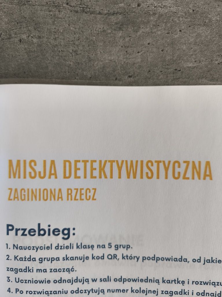 Misja Detektywistyczna - zaginiona rzecz