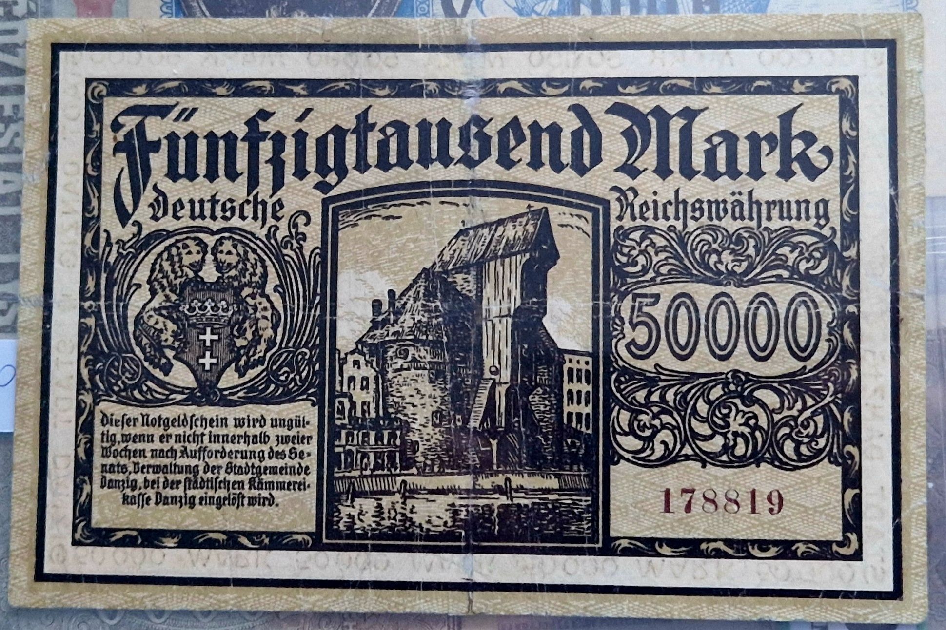 50000 Mark WMG 1923 rok