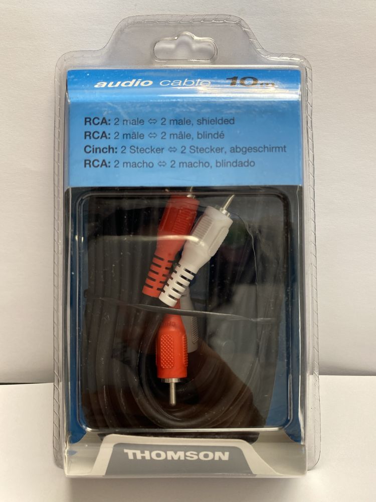 Kabel audio 2 rca - 2 rca Thomson 10m