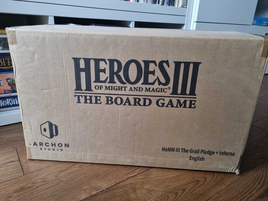 HEROES 3 The Board Game (Grail pledge + Inferno) wersja ANGIELSKA