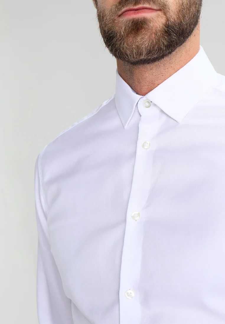 Selected Homme  koszula męska biała slim cintree biznesowa xxl