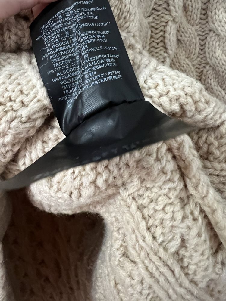 Свитер оригинал Balenciaga обьемный шерсть вящаный кофта туника