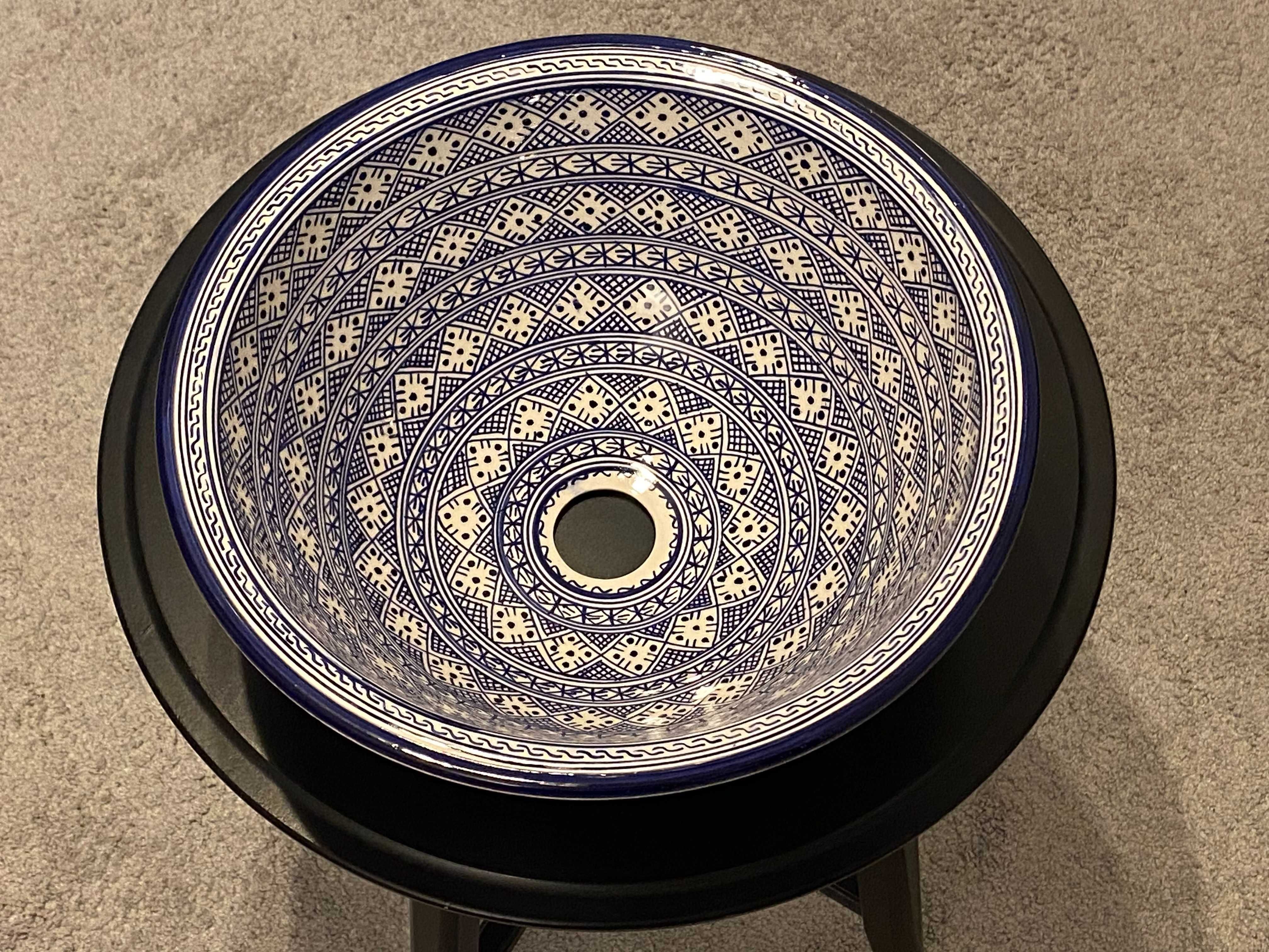Ceramiczna umywalka z Maroko (UNIKAT)