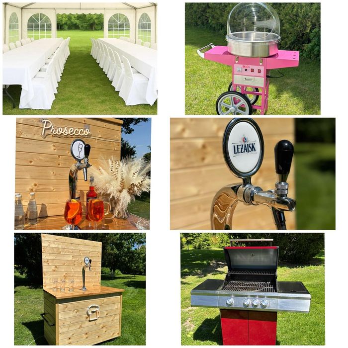 Wynajem Roll baru, Prosecco bar, namioty