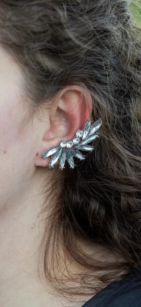 Brincos com Pedras Earcuff