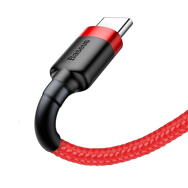 Kabel Baseus Cafule USB-A / USB-C QC 3.0/3A 1 m - czerwony