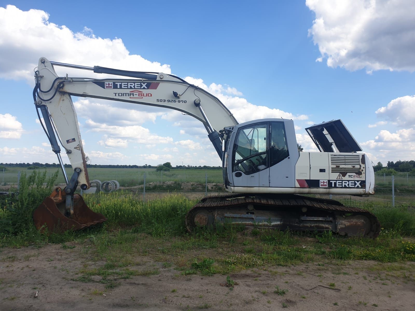 Atlas Terex 210LC koparka na części
