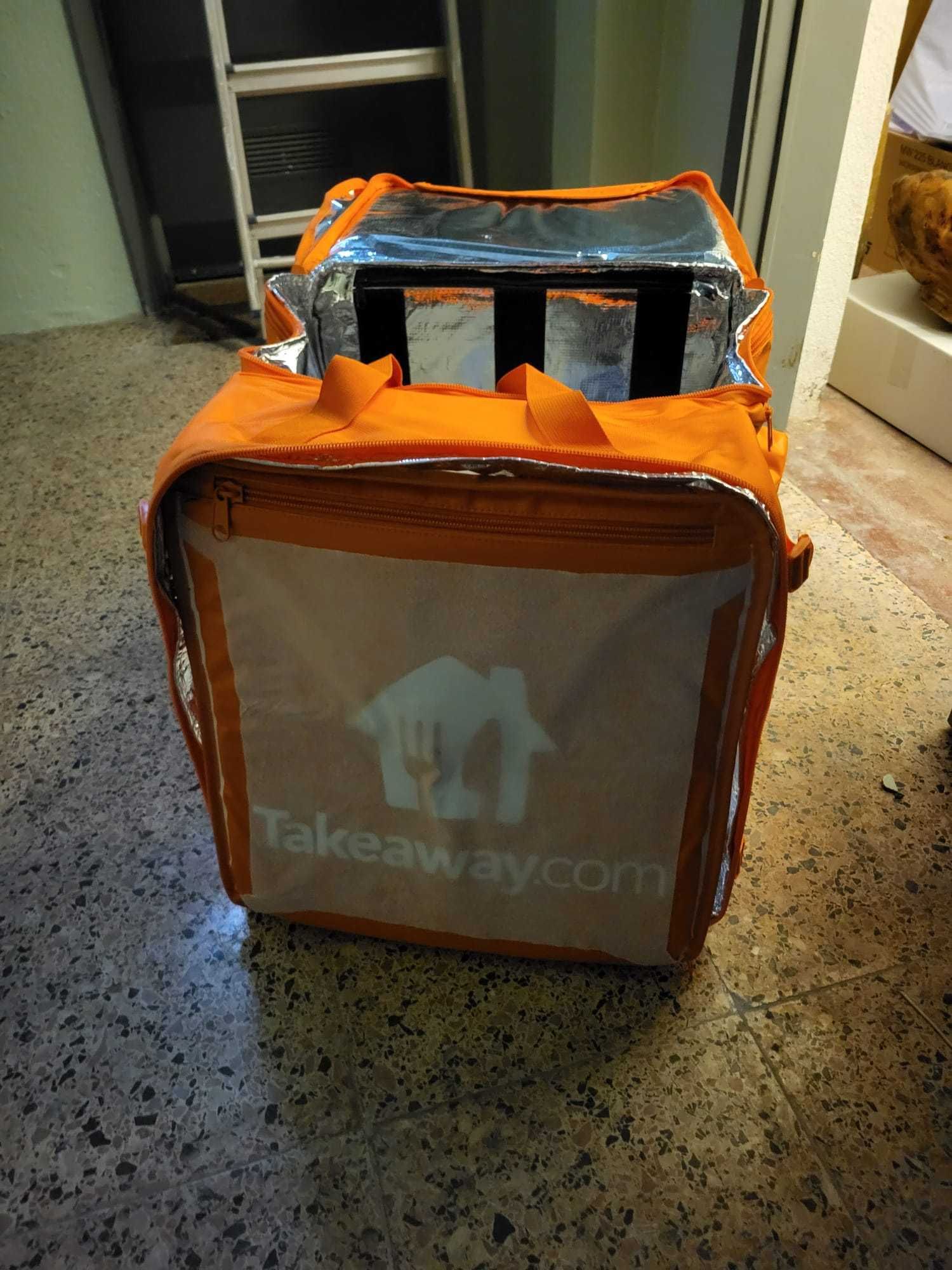 Mochila térmica para entregas NOVA (dentro do plástico, nunca usada)