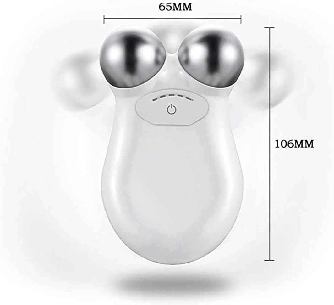 Elektryczny Masażer Twarzy 3D Mikroprądowy Roller do Masażu Skóry USB