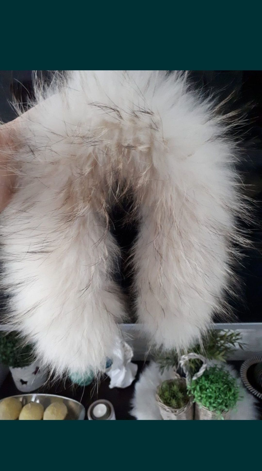 Obszycie kaptura futerko naturalne 55cm