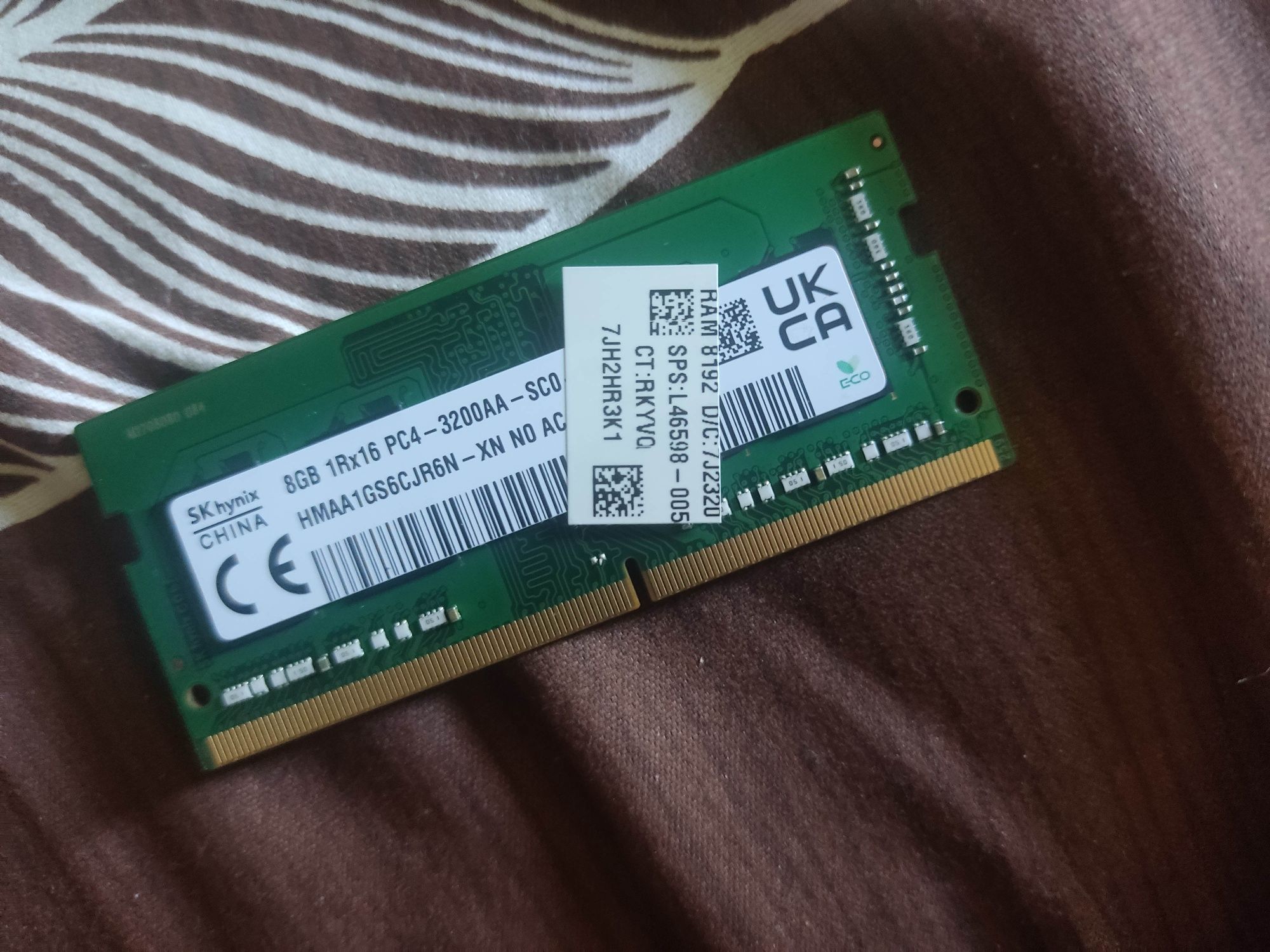 DDR4  8GB 3200 RAM SK Hynix