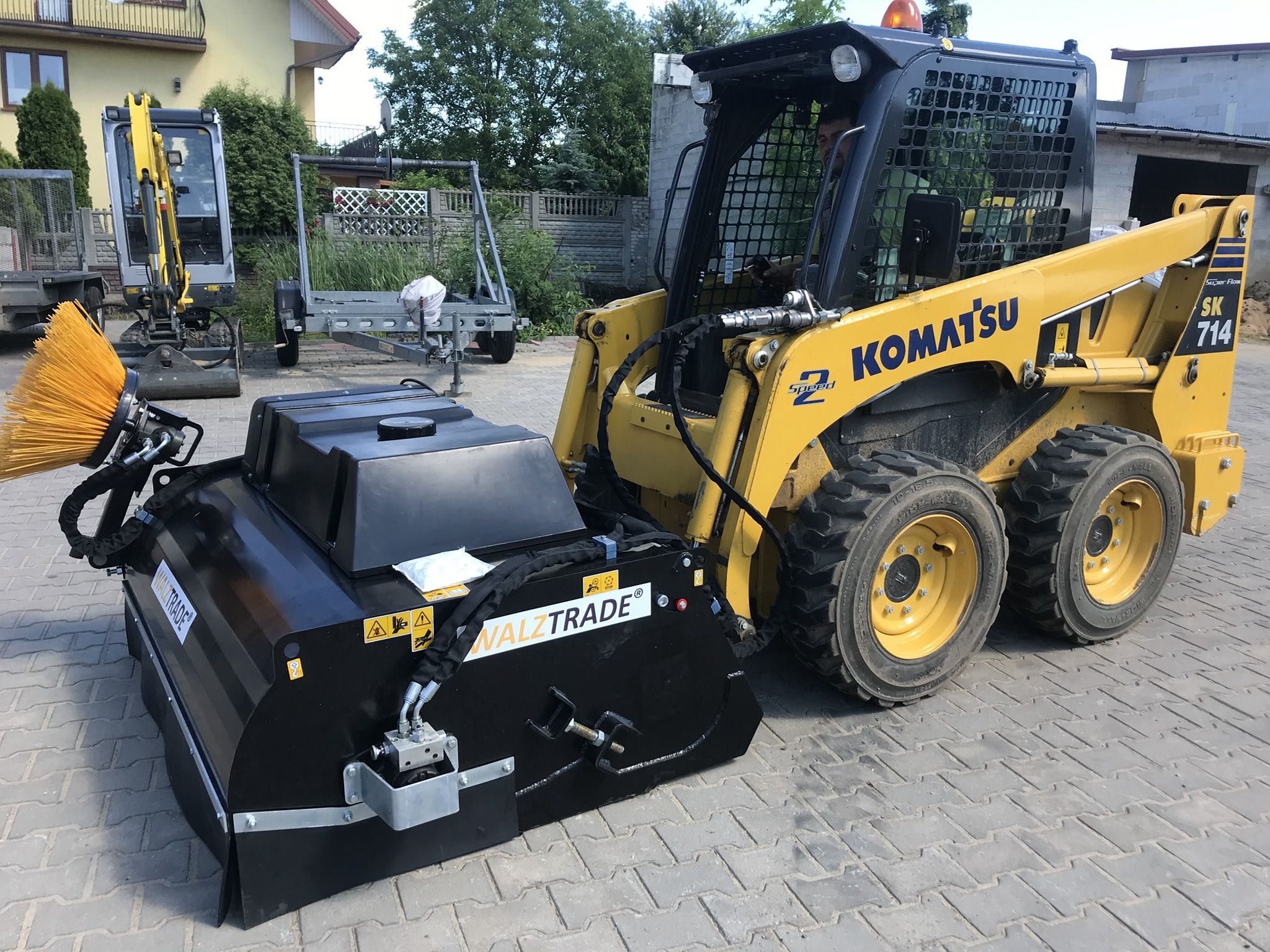 Zamiatarka Bobcat / Manitou / HARDOX . Do ładowarki, koparko-ładowarki
