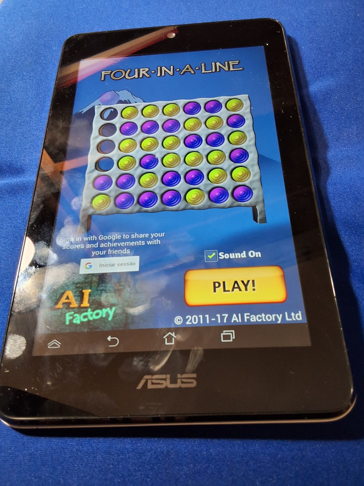 Tablet Ausus modelo ME173X