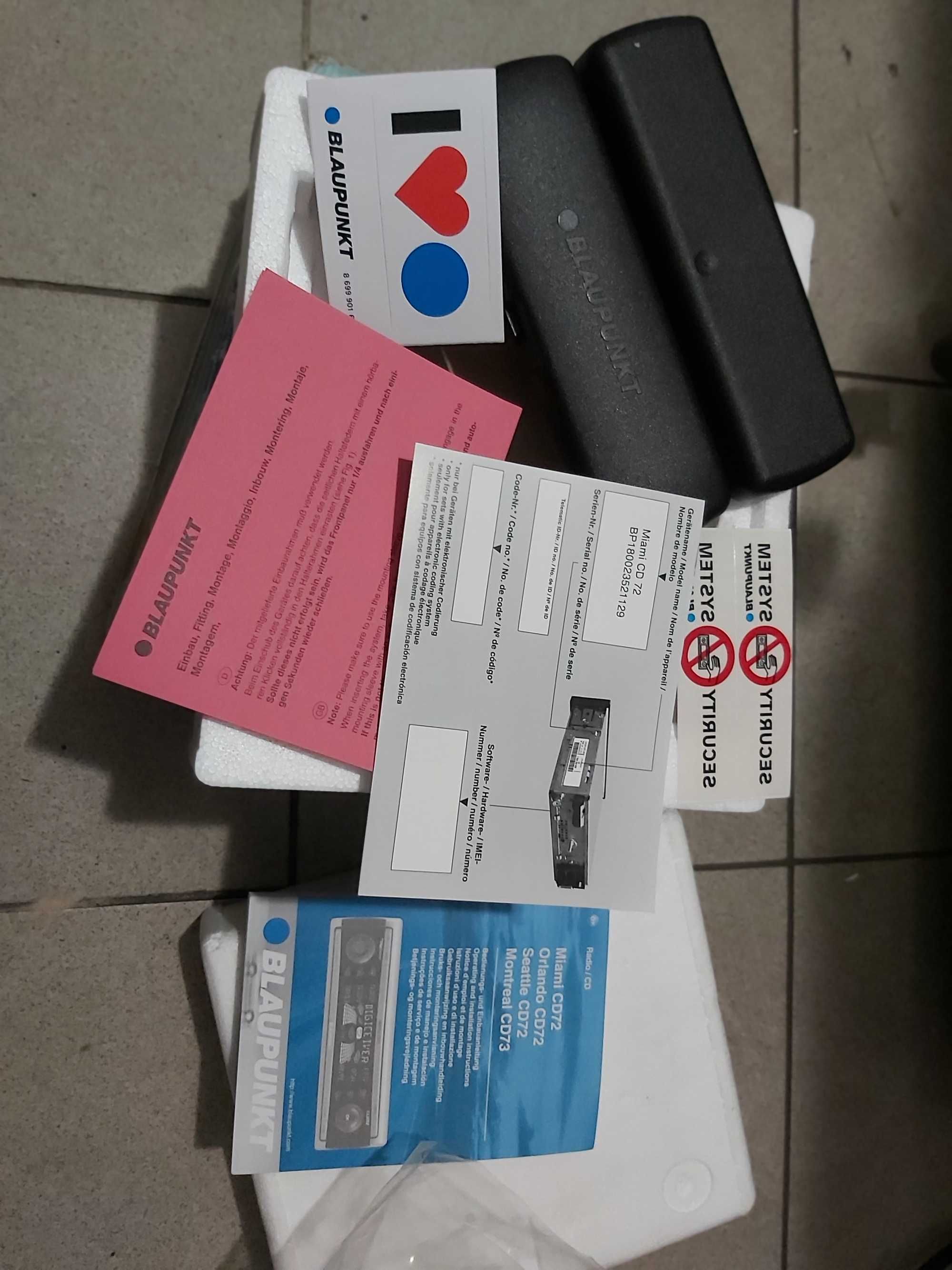 Radio Blaupunkt Miami cd72
