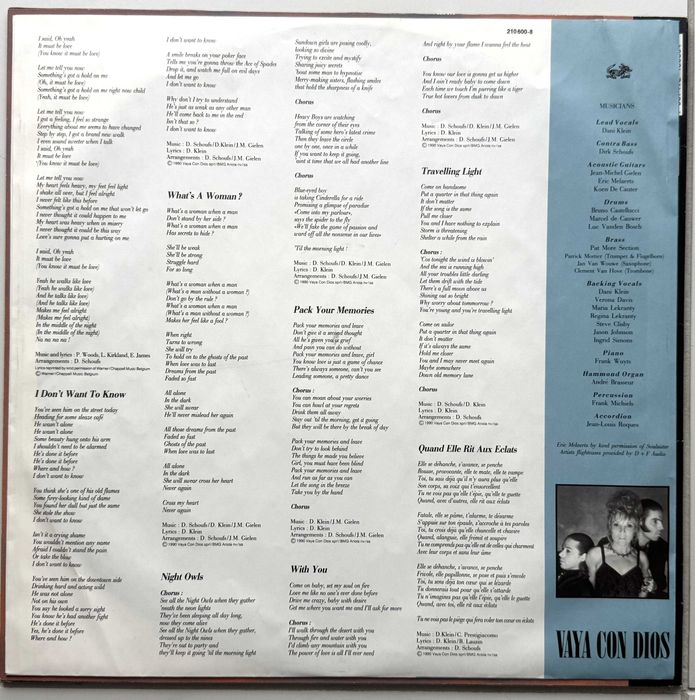 Plyta winylowa Vaya Con Dios – Night Owls