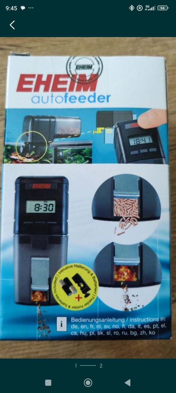 Karmnik dla rybek auto feeder