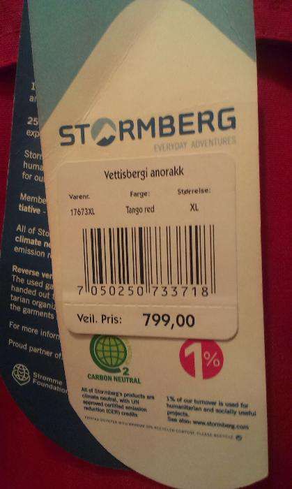 Nowa kurtka szwedzka Stormberg sztormowa