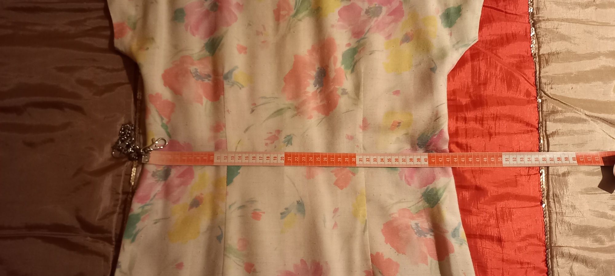 Vestido de cavas estampado