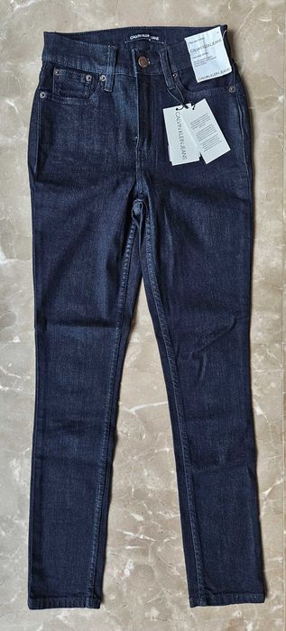 Calvin Klein piękne NOWE jeansy, rozmiar 24/ XS, z metką