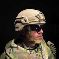 Шолом MICH 2000 Assault Shell Helmet Coyote. Койот (пісочний). ДСТУ.