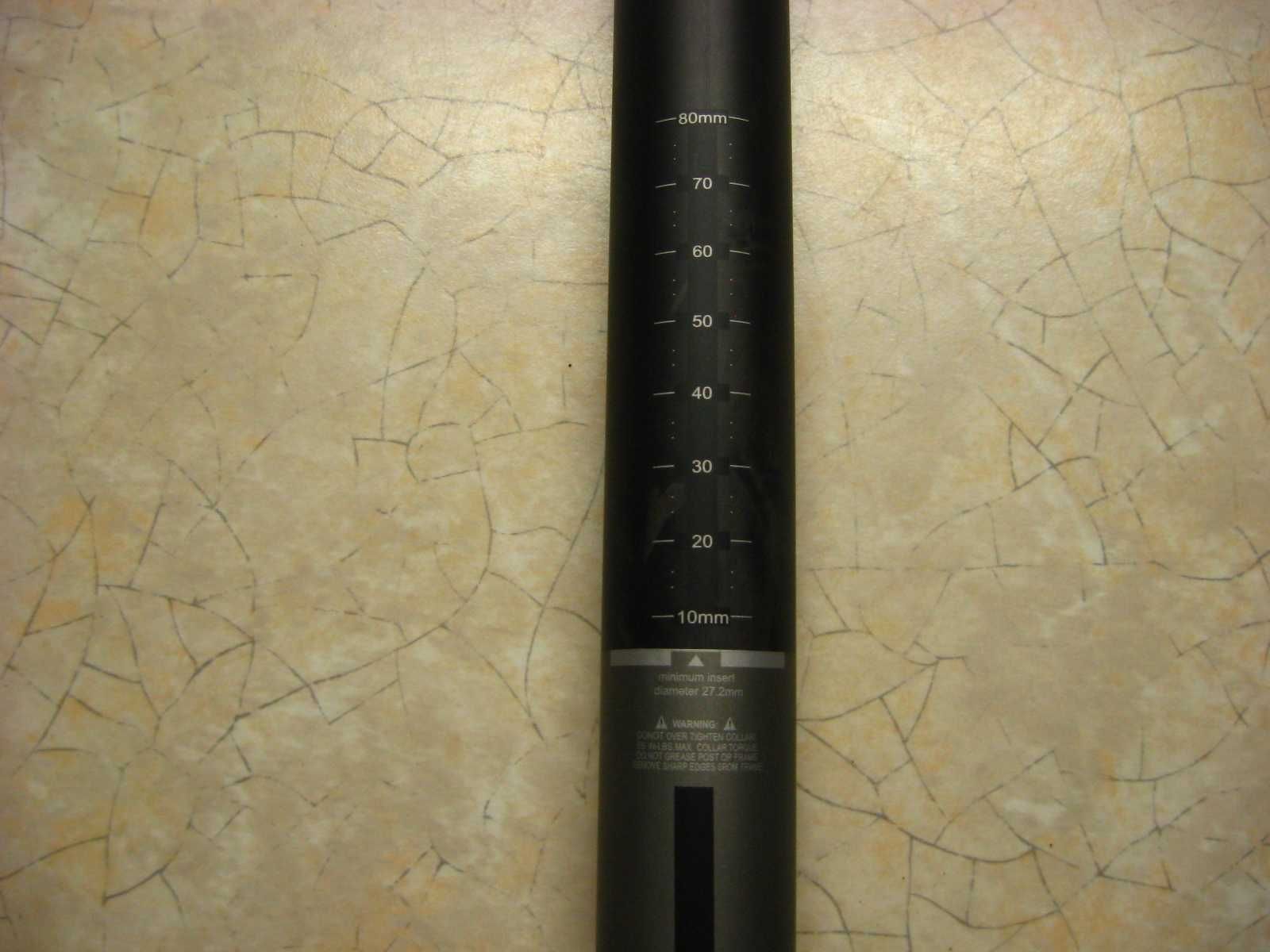 Wspornik siodła sztyca Bontrager karbon XXX 27,2 mm lub 31,6 mm 400 mm