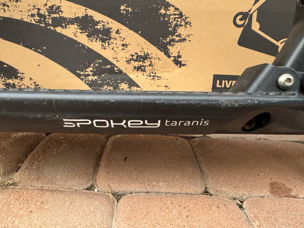 Duża hulajnoga Spokey Taranis czarna