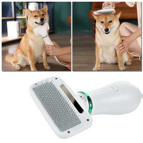 Щётка-фен для шерсти собак и кошек 2в1 PET Grooming Dryer WN-10