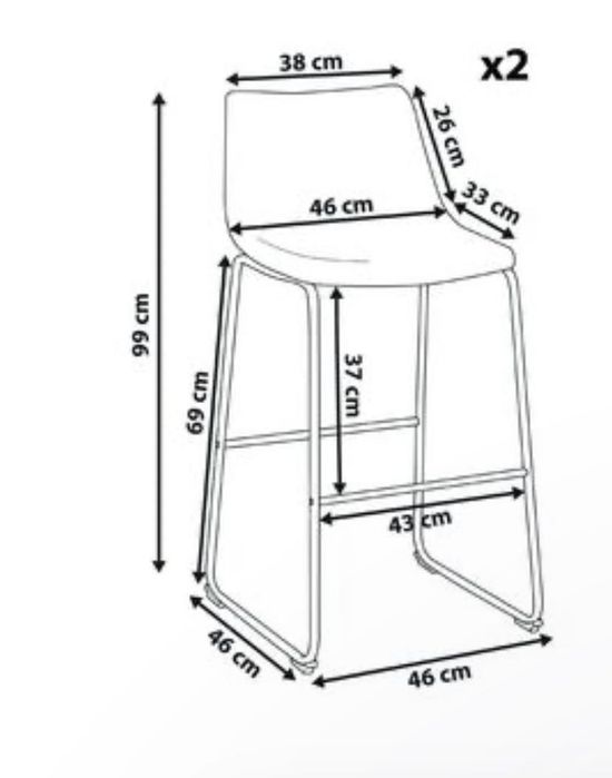 Nowy Hoker Franks krzesło barowe nowa cena