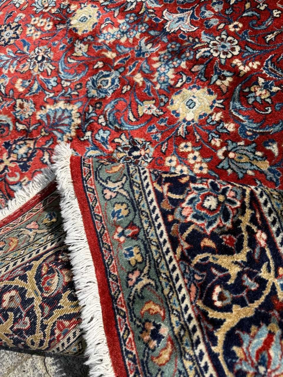 Dywan wełniany / kaszmirowy perski Iran Ispahan 200x200 galeria 27 tyś