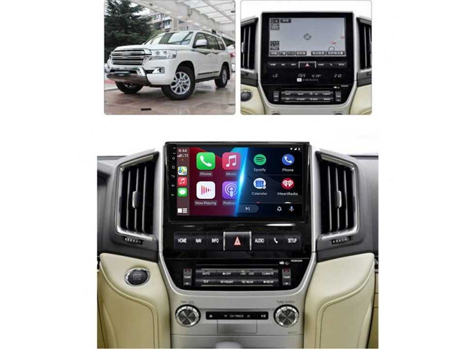 Radio samochodowe Android Toyota Land Cruiser 200 (9", UV) 2016.-2019