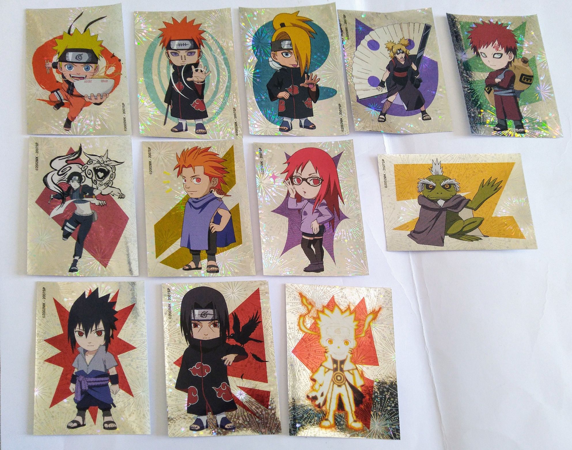 Cromos Naruto Shippuden holográficos novos.