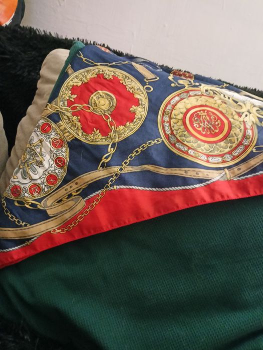 Chusta/apaszka jedwabna vintage