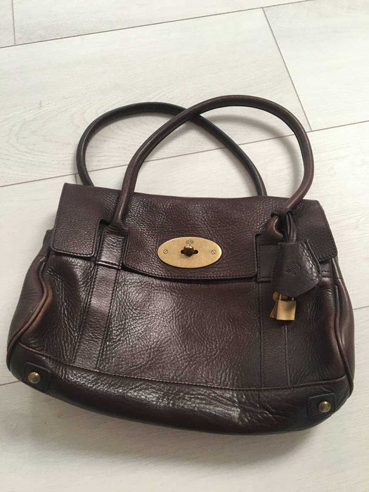 Сумка  Mulberry коричнева шкіра натуральна оригінал